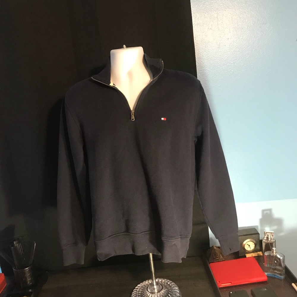 Tommy Hilfiger v neck zip up fleece